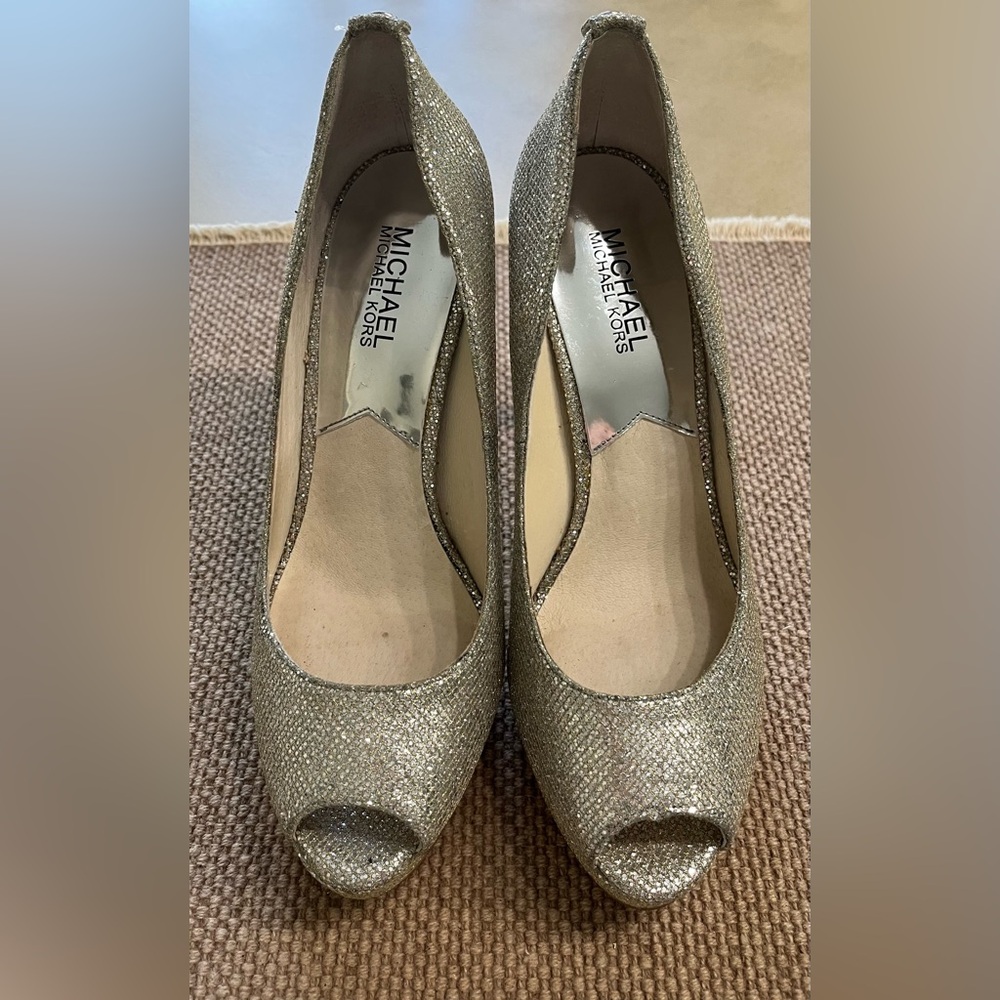 Michael Kors Glittery Gold Women’s Heel Pumps